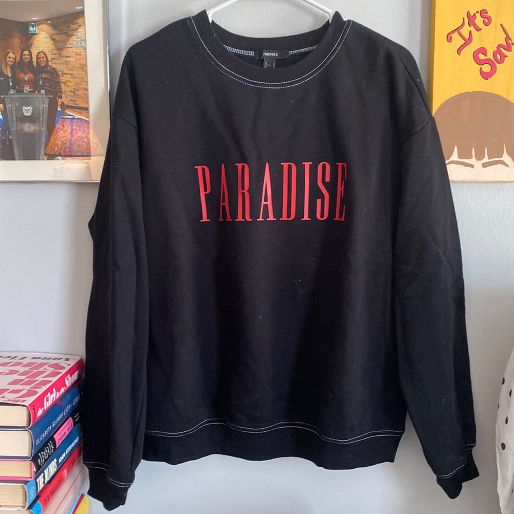 Oversized Paradise sweatshirt